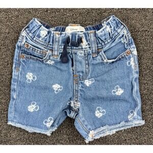 Baby GAP Disney Mickey Mouse Denim Shorts 12-18M